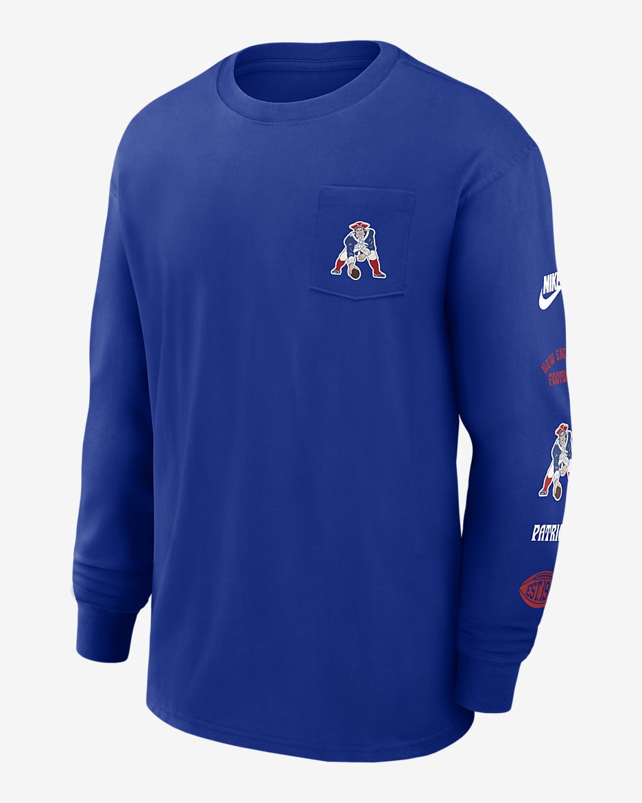 Mens long sleeve patriots shirt best sale